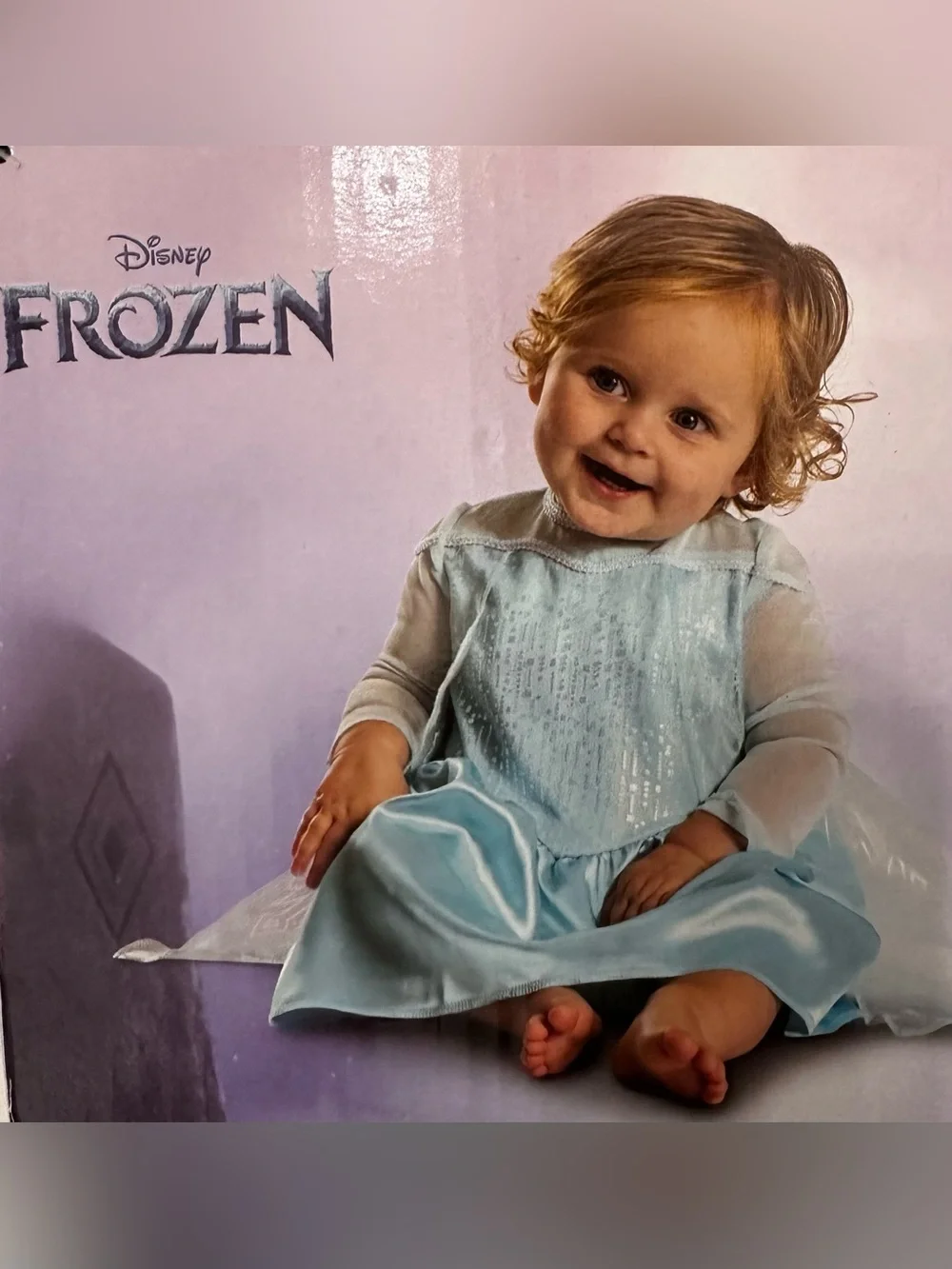 New 12-18 Months Disney Frozen Elsa Dress Up Infant Costume Halloween
